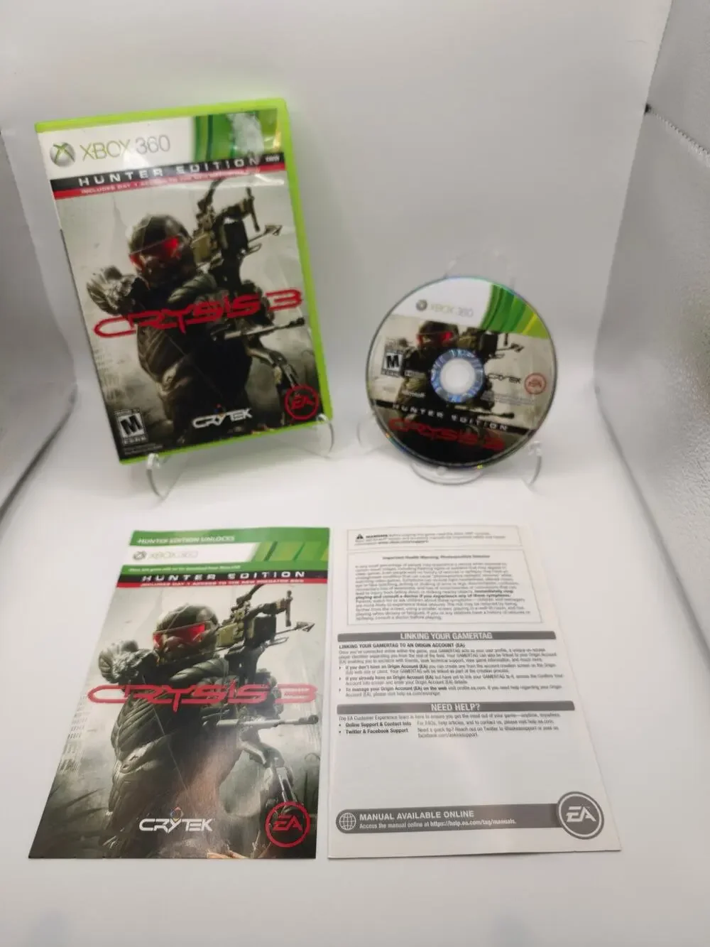 Crysis 3 Hunter Edition Xbox 360 CIB Complete w/ Manual